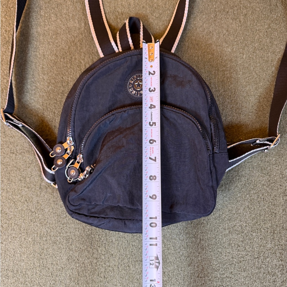 Kipling Mini Backpack Nylon Black Adjustable Stra… - image 7